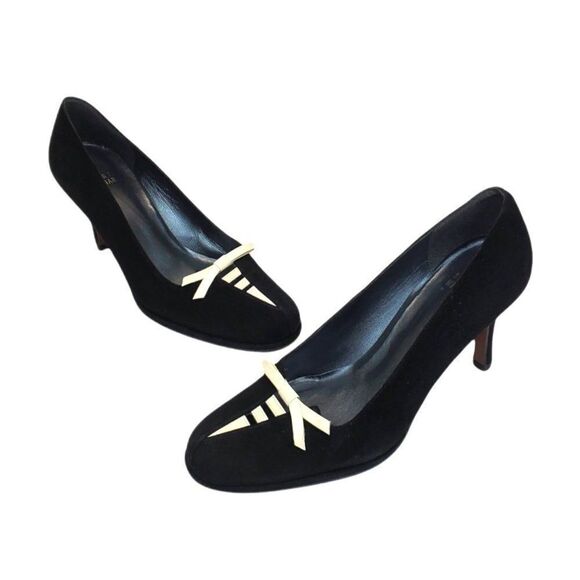 Stuart Weitzman Leather Suede Pumps SH-005 - Picture 1 of 14